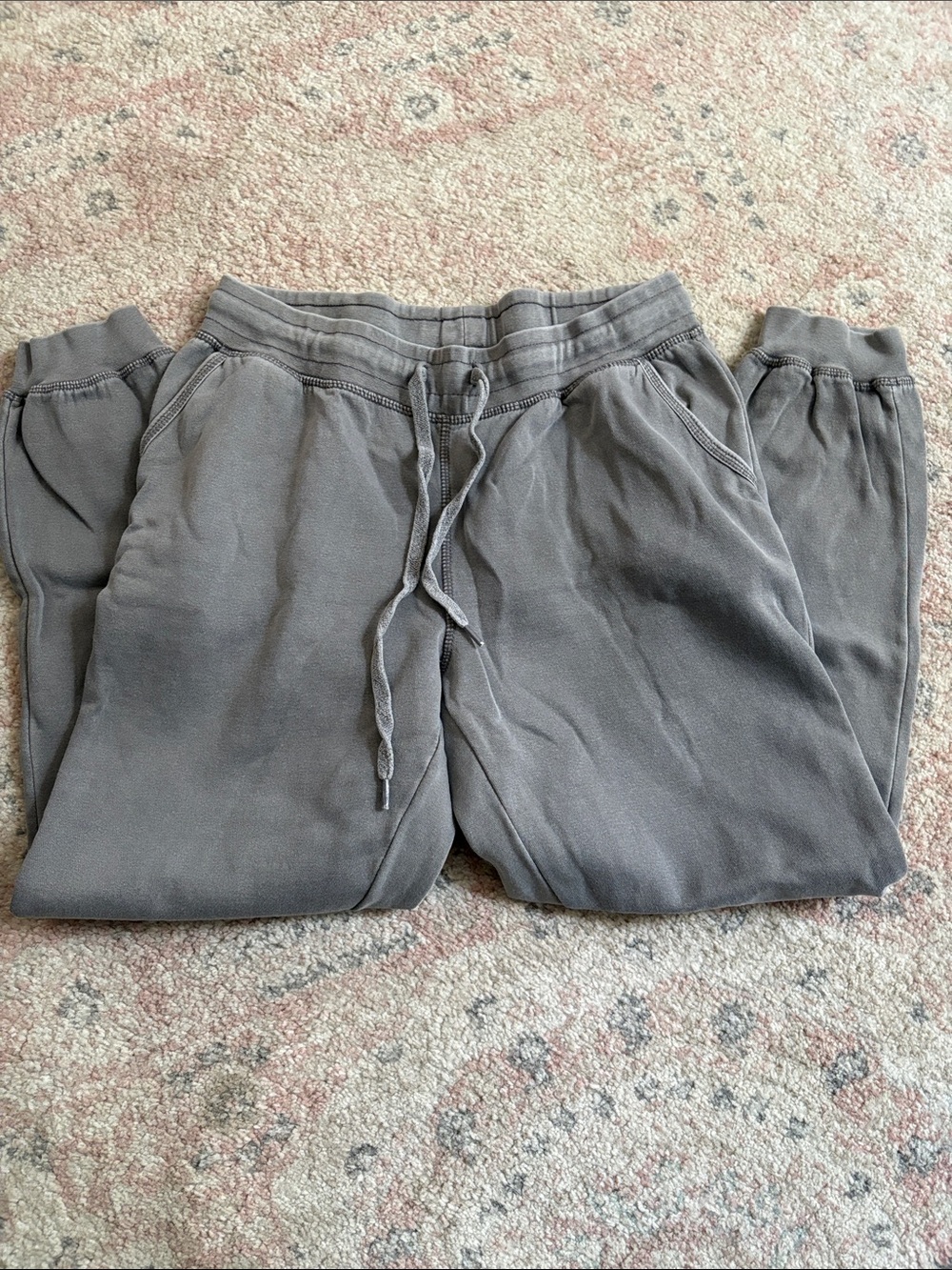 Women's Gray Drawstring Jogger Pants